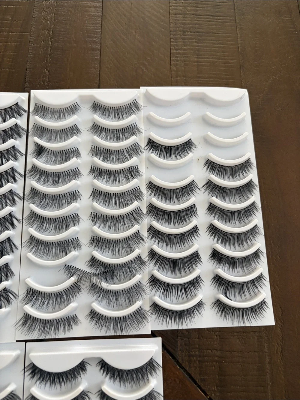 lot of assorted eyelashes unused